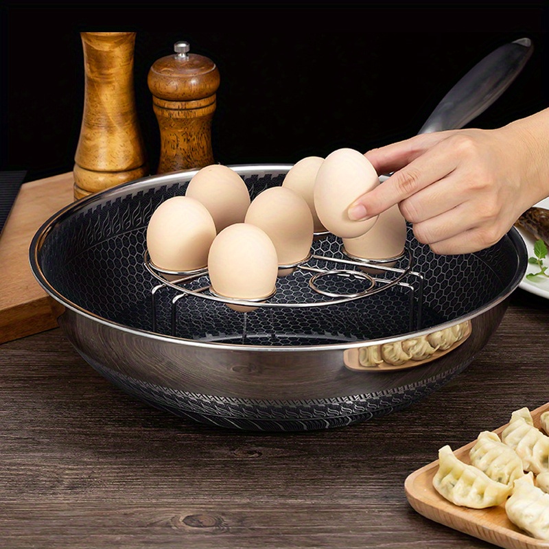 Egg Steamer Rack, Stackable Sturdy Egg Cooker Steamer Rack, Multipurpose  Stainless Steel Egg Assist, Can Be Used As A Pot Pad Pan Pad, And Pressure  Cooker, Kitchen Accessories - Temu