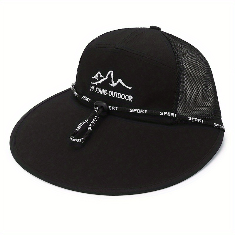 Mesh Sun Hat UV Protection Solid Visor Hat