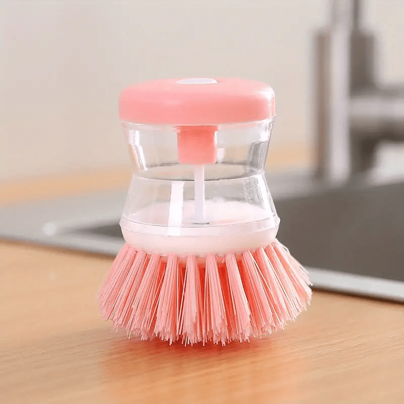 Cleaning Brush, Washing Pot Brush With Soap Dispenser