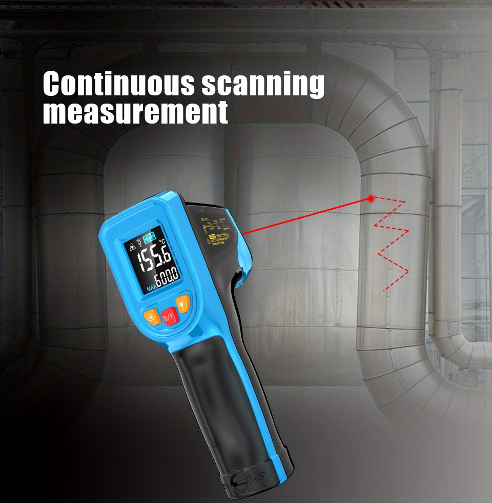 High-precision Infrared Thermometer Temperature Industrial Thermometer  Water Temperature Oil Temperature Kitchen Baking Oil Temperature Meter -  Temu