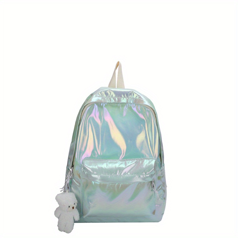 Casual Holographic Backpack for School Trips