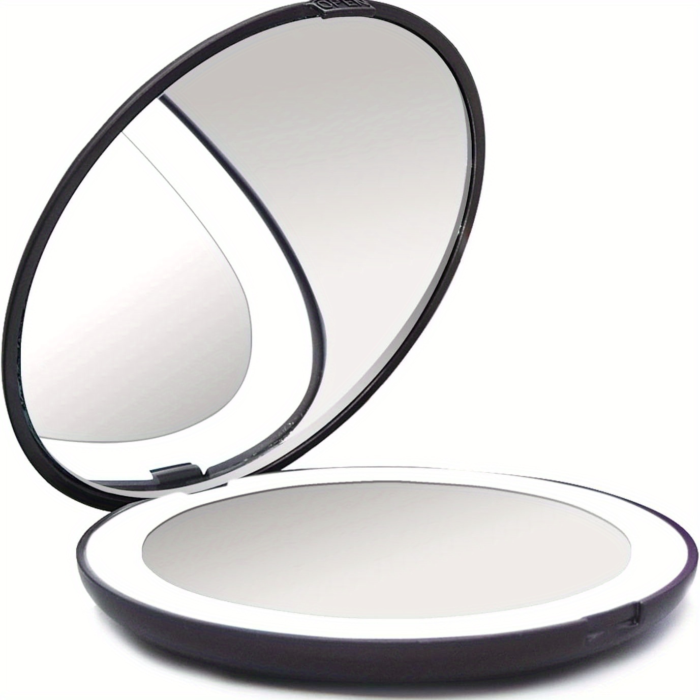 Compact Mirror With Light, 1x/3x Magnification Led Travel Makeup Mirror,  Handheld 2-sided Mirror, Compact Mirror For Purses, Small Pocket Mirror For  Handbag, Purse, Pocket, Round Temu Australia