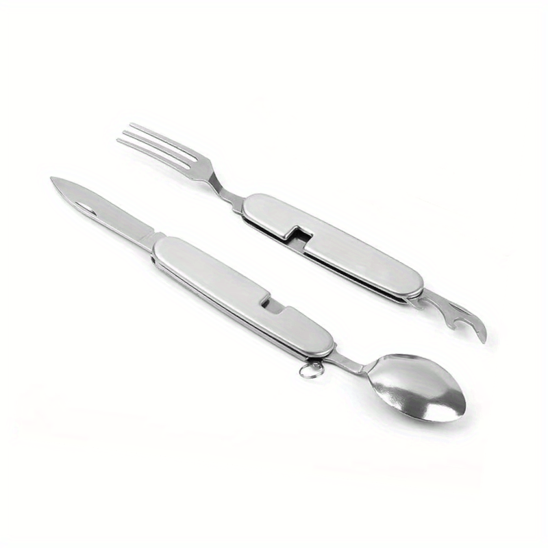Foldable Camping Utensil Set Multi functional Knife Fork - Temu