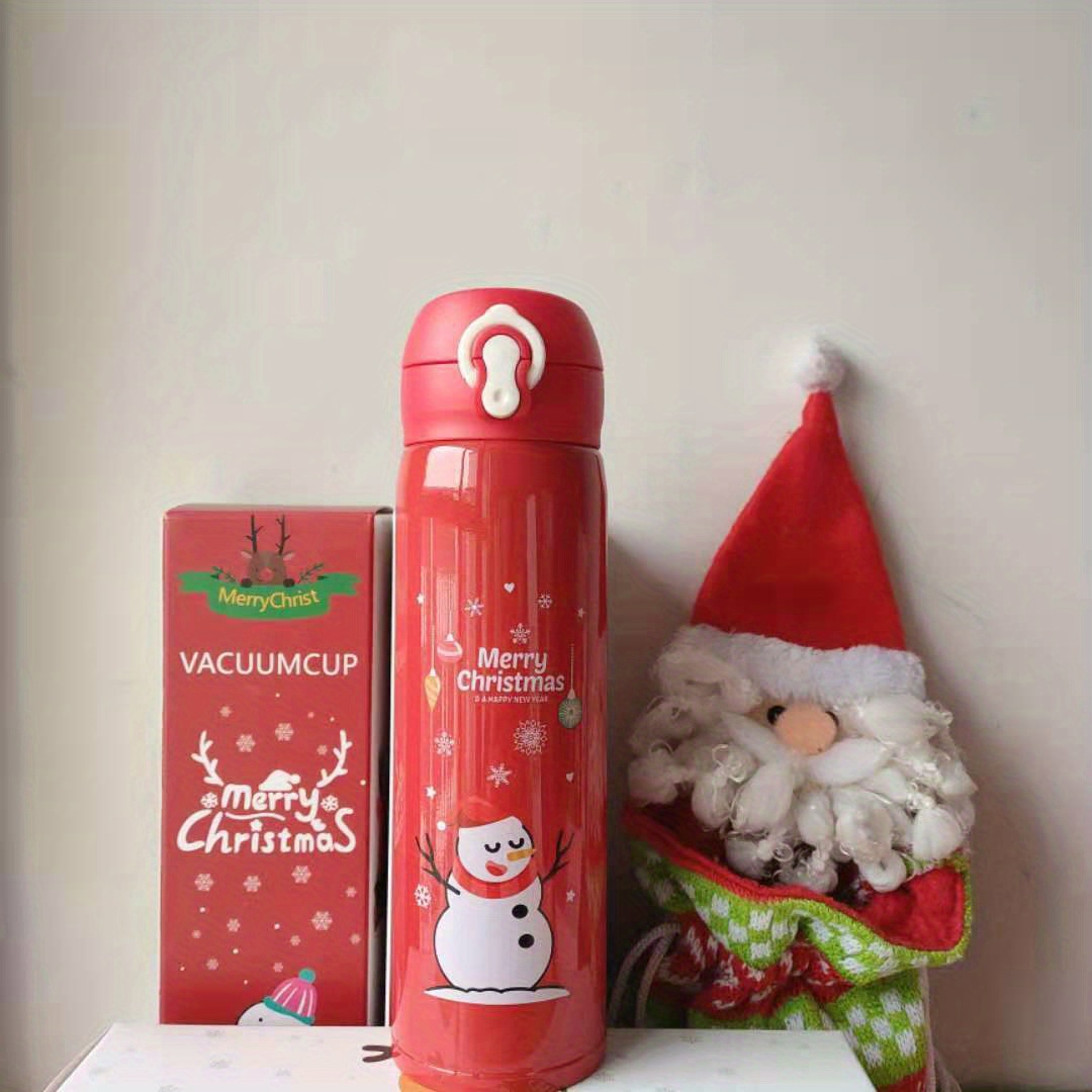 Christmas Vacuum Cup Stainless Steel Insulated Water Bottles