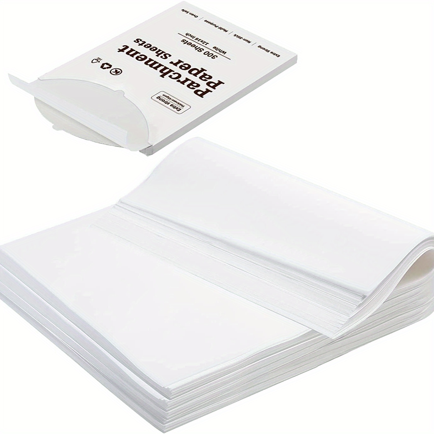 Katbite 200Pcs 9x13 inch Heavy Duty Unbleached Parchment Paper, Parchment  Paper Sheets for Baking Cookies, Cooking, Frying, Air Fryer, Grilling Rack