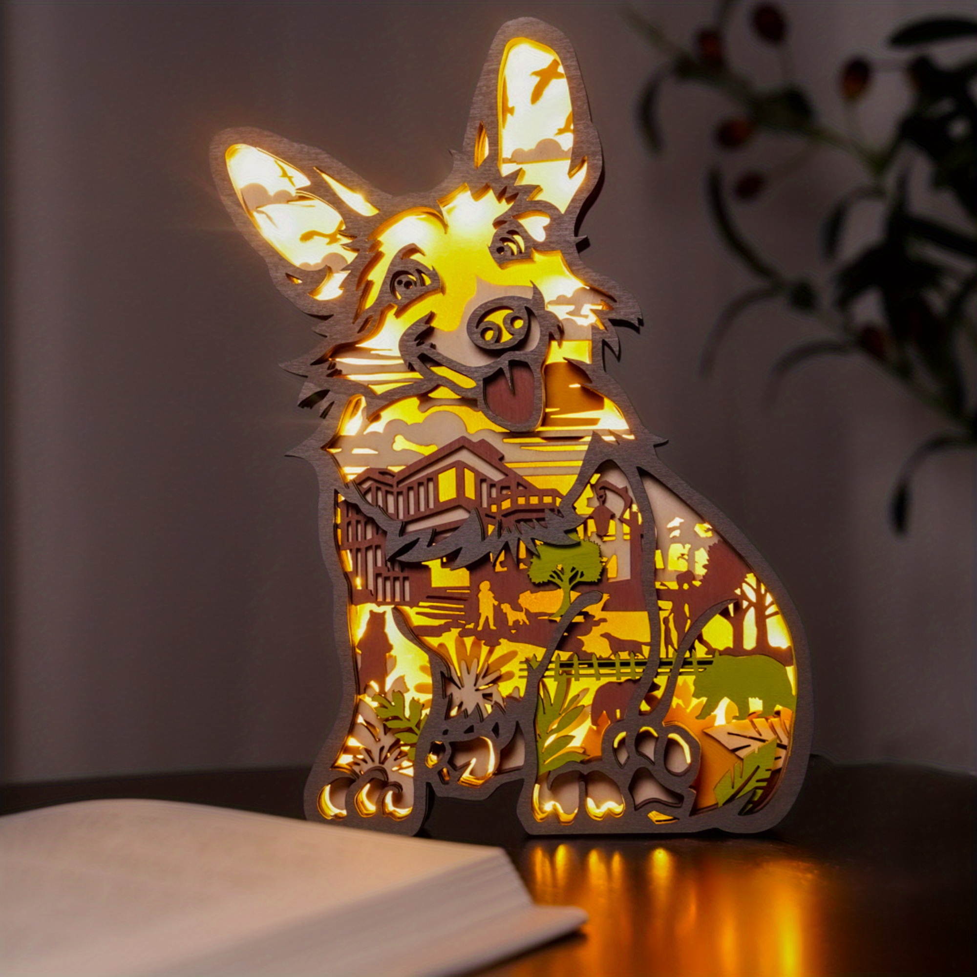 Corgi on sale night light