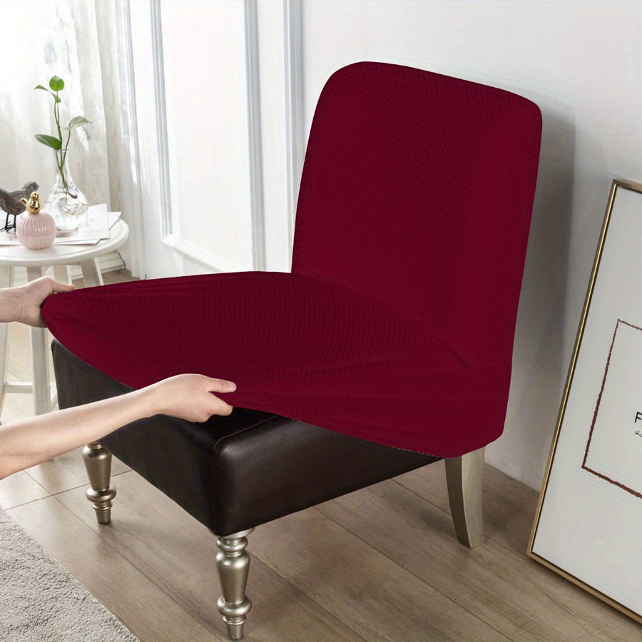 Silla de terciopelo estirado protector de brazos cubre el sillón