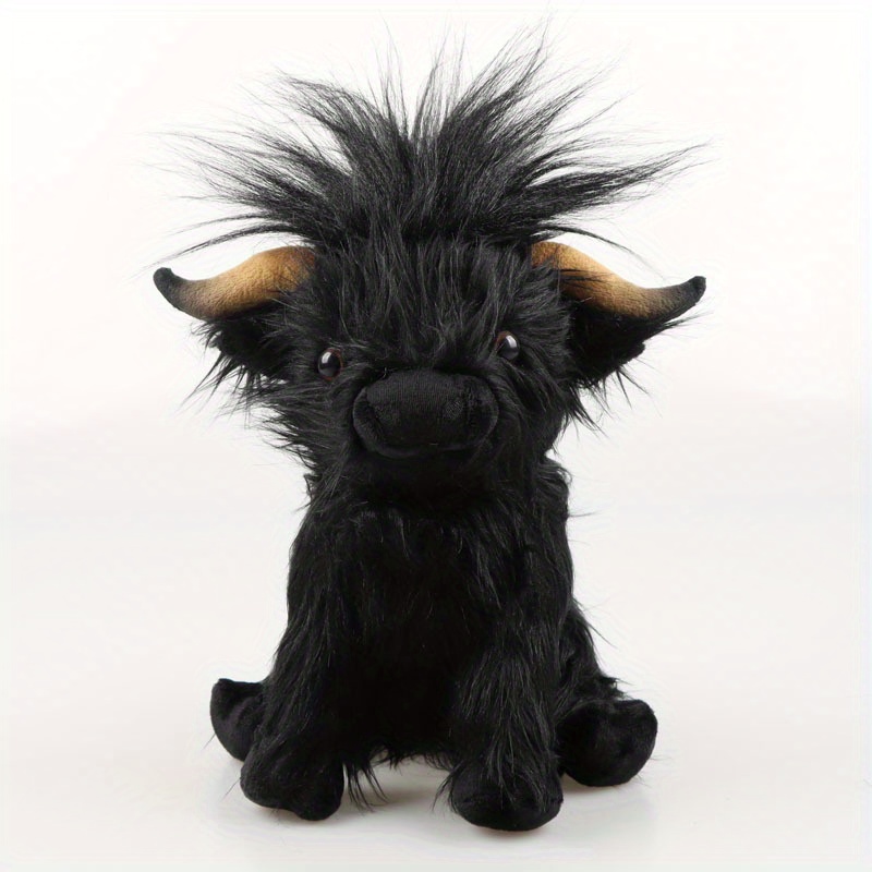 Cuddly 27cm 11 Highland Cow Plush Toy Kyloe Stuffed Animal Dolls