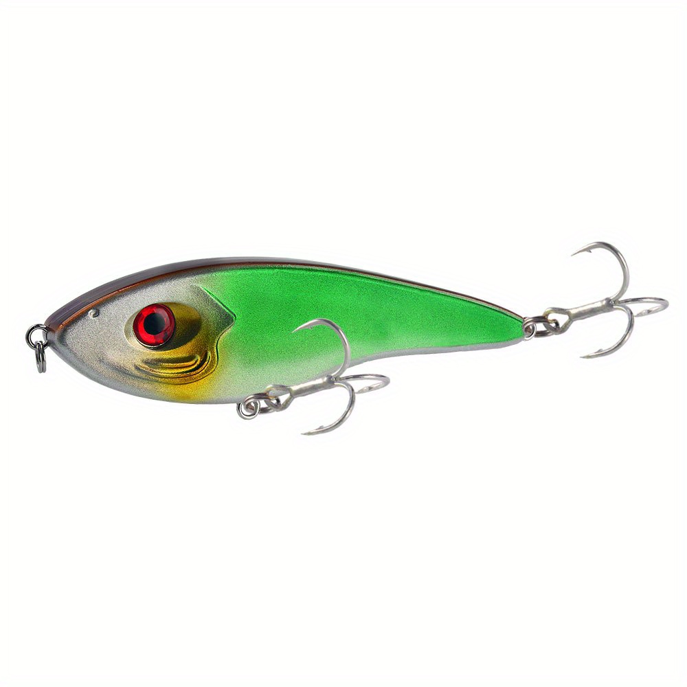 Slow Sinking Jerkbait Muskie Pike Big Vib Bass Fishing Lure - Temu