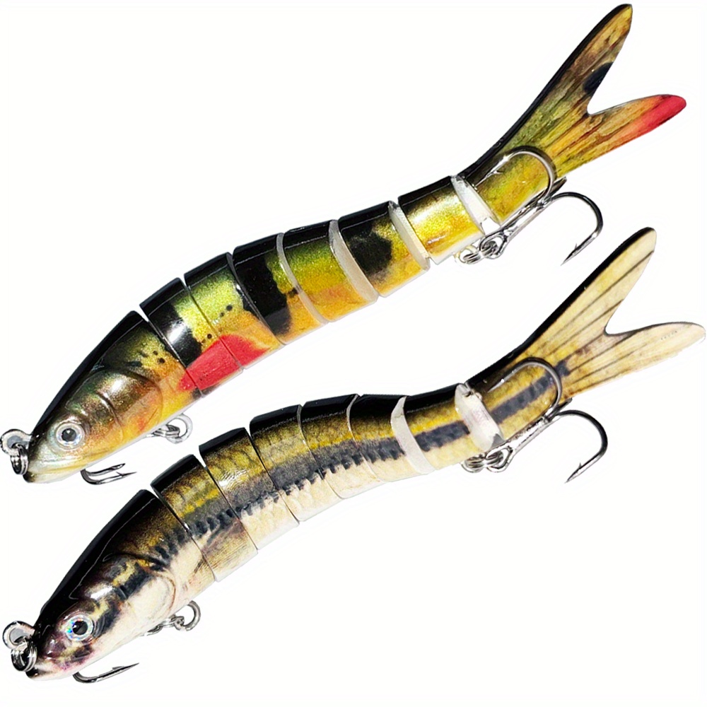 Bass Fishing Lures Highly Realistic Bass Lures Multi Jointed - Temu Canada