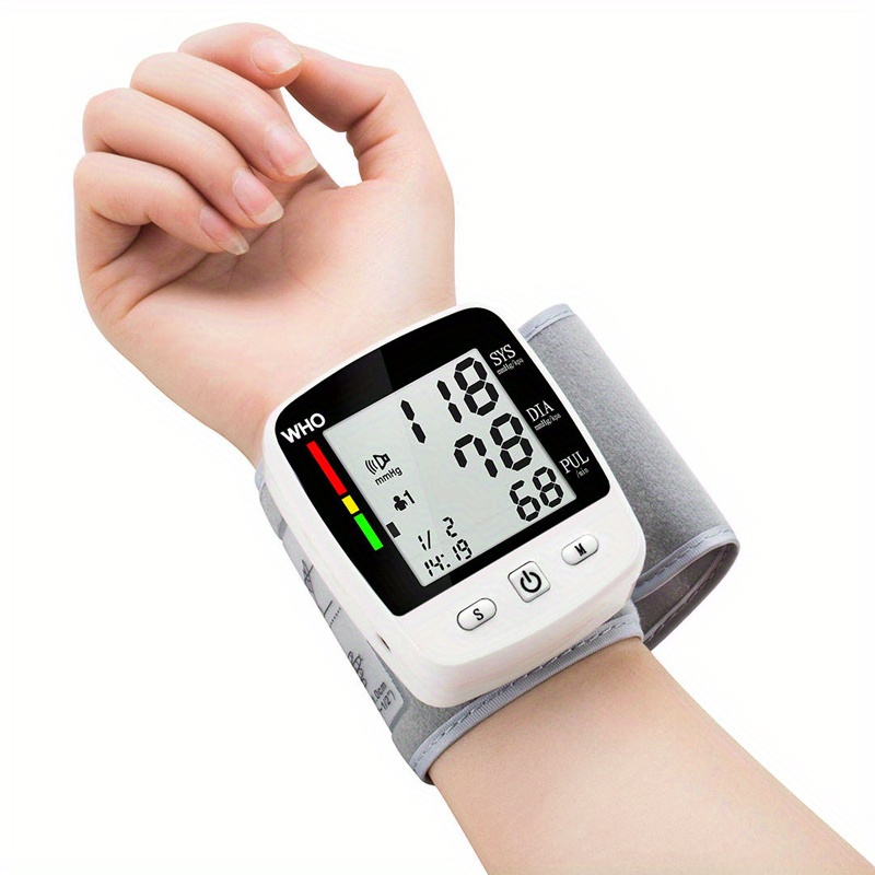 Rechargeable Wrist Blood Pressure Monitor: Accurate And Easy - Temu