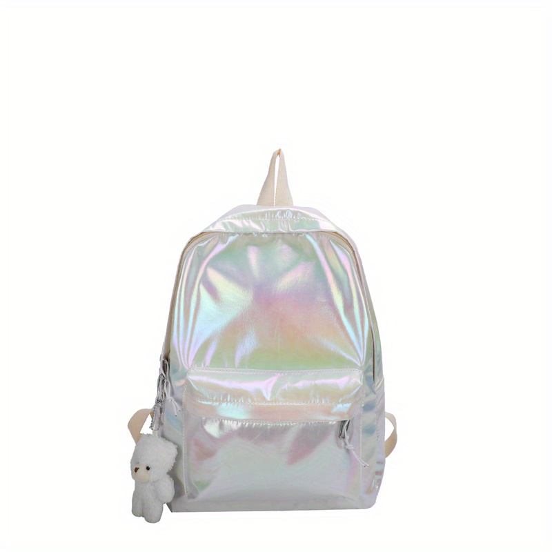 Casual Holographic Backpack for School Trips