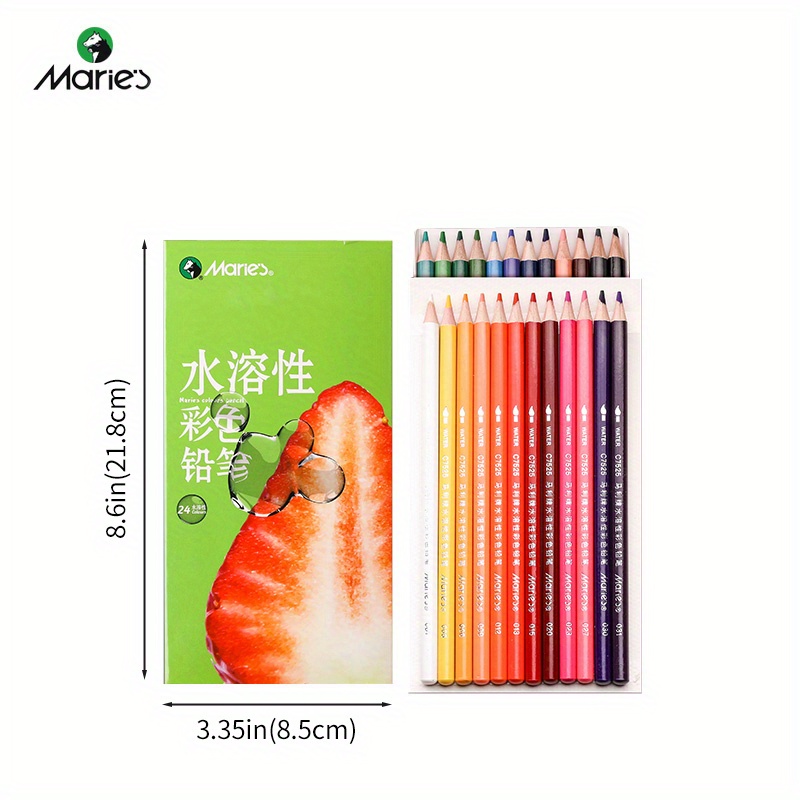 Cheap 72/48/36/24/12 Pcs Color Pencil Set Watercolor Painting Color Pencil  Wood Color Color Pencil for Kids