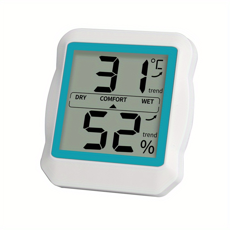 Desktop Digital Indoor Room Thermometer Hygrometer With Backlight And  Strong Magnet, Home Gadgets, Cheap Items - Temu