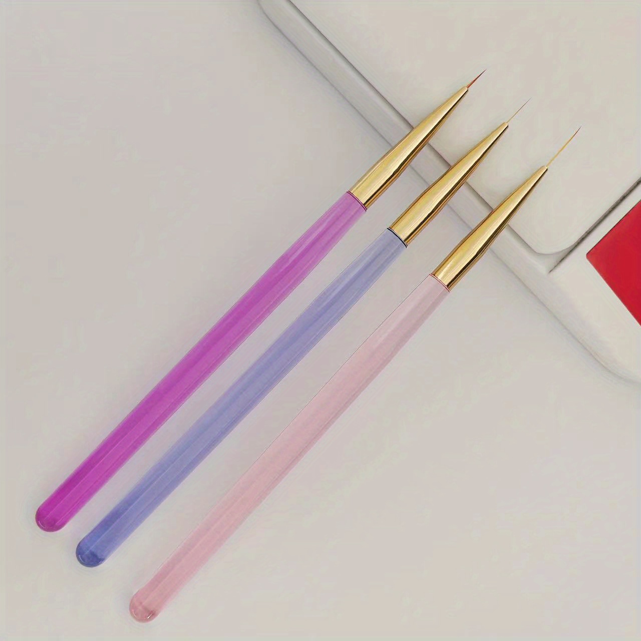 3 Stylos Peinture Diamant + Plateau + Colle - Forme Pot De Fleurs - Pour Art Diamant Et Nail Art - 3