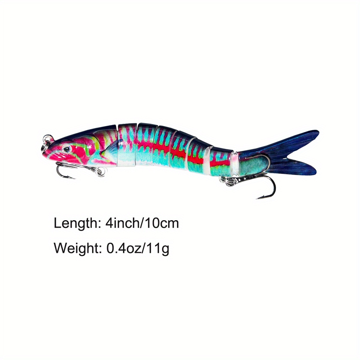 Buy CharmYee Bass Fishing Lures Highly Realistic Bass Lures Multi Jointed  Swimbait Lifelike Hard Bait Trout Perch Online at desertcartINDIA