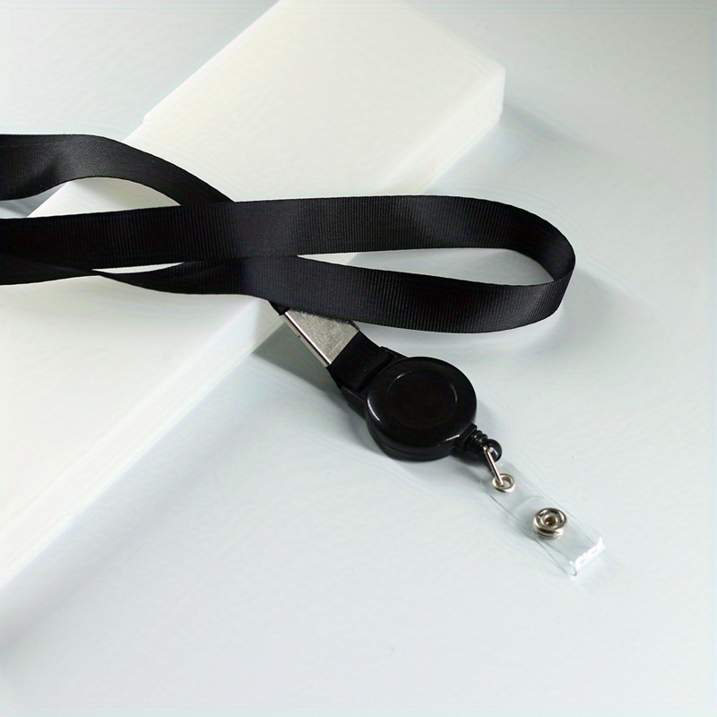 Lanière de bobine de badge rétractable avec porte-cartes d'identité, collier  porte-badge, lanière perlée DIY – les meilleurs produits dans la boutique  en ligne Joom Geek