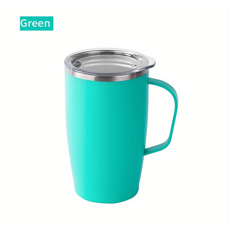 Insulated Mug Cups with Lids Reusable Big Cup for Ice Drink & Hot Beverage  20oz Stainless Steel Coffee Cup - China Beer Mug and Drinking Mug price