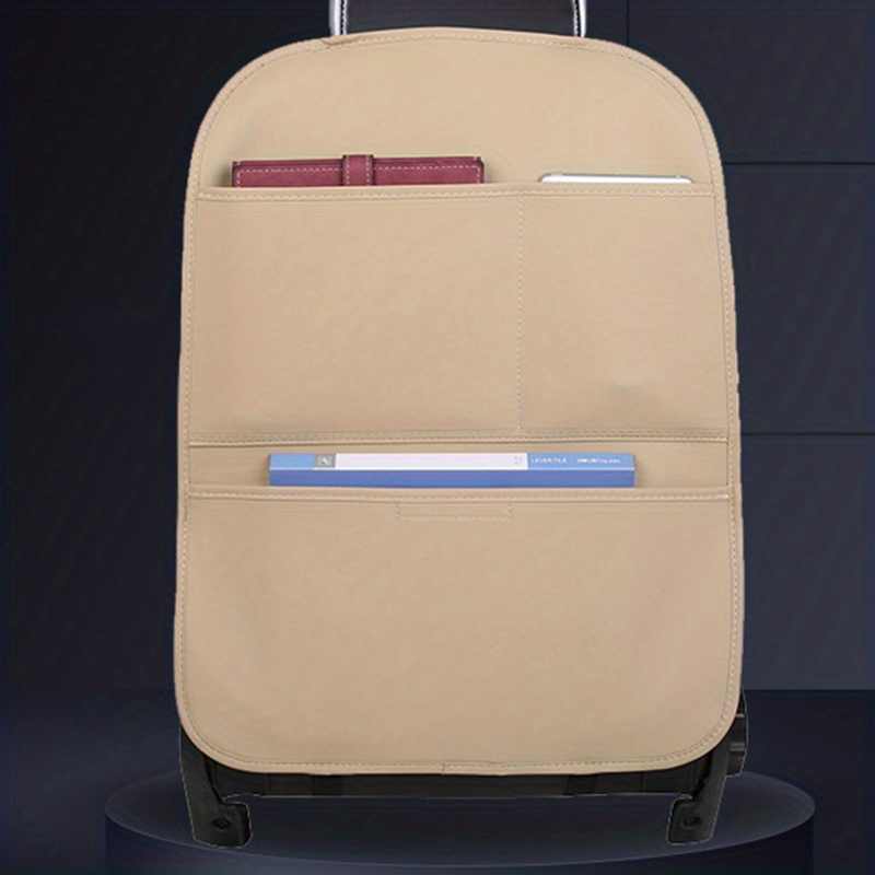Universal Car Seat Back Storage Bag Anti Kick Pad