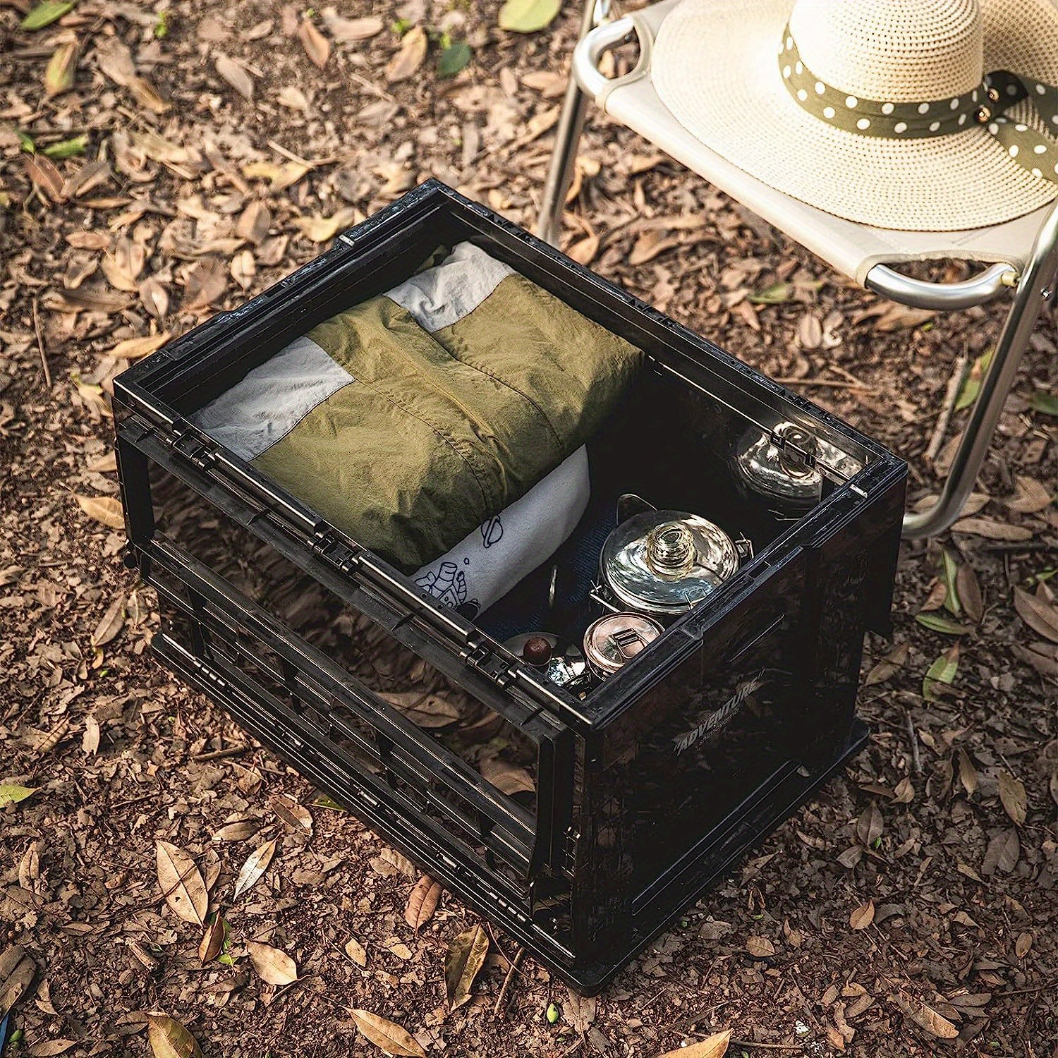 Camping Storage Box Multifunctional Foldable Camping Meal - Temu