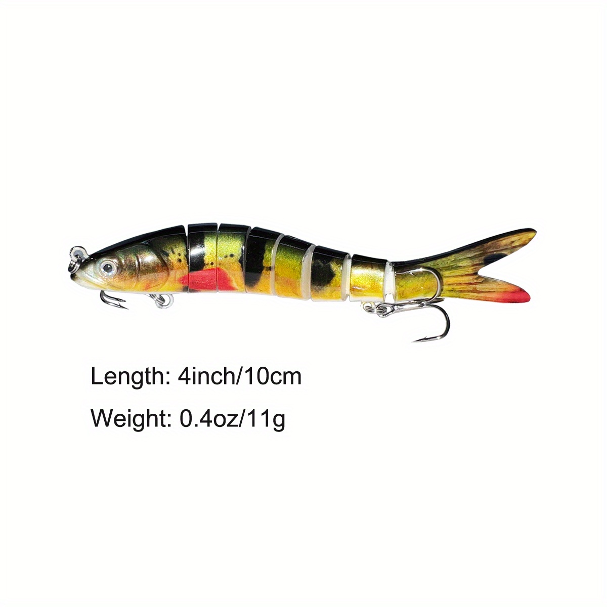 Pelican Mate Fishing Lures for Bass Multi Jointed Swimbaits Propeller Bass  Lures Long Cast Slow Sinking Freshwater Fishing Lures 4.3''/0.8 oz(Pack of  2) (C), Topwater Lures -  Canada