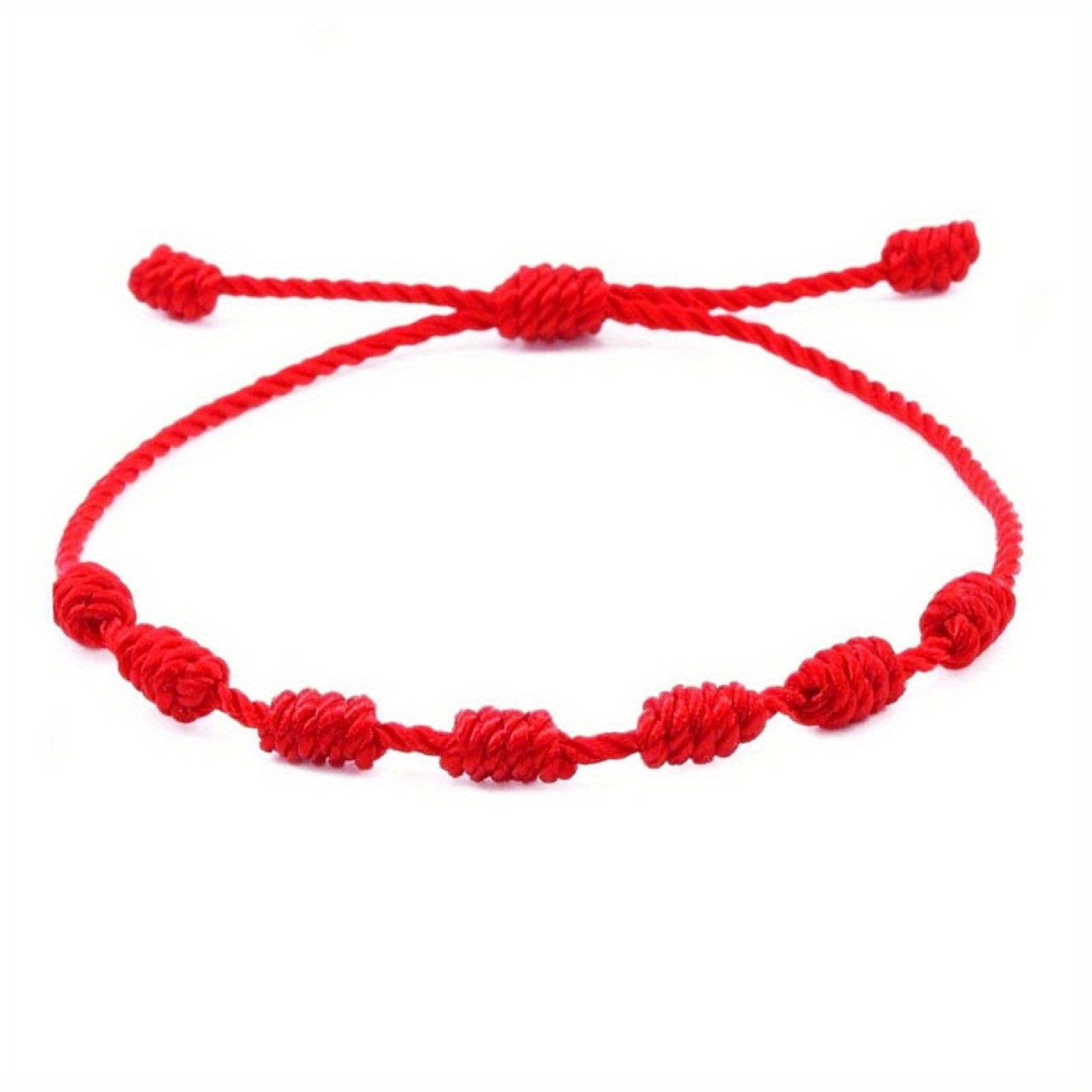 Friendship bracelet  How to make a bracelet, Beads Charm Cord Thread String  Good Luck Bracelet 