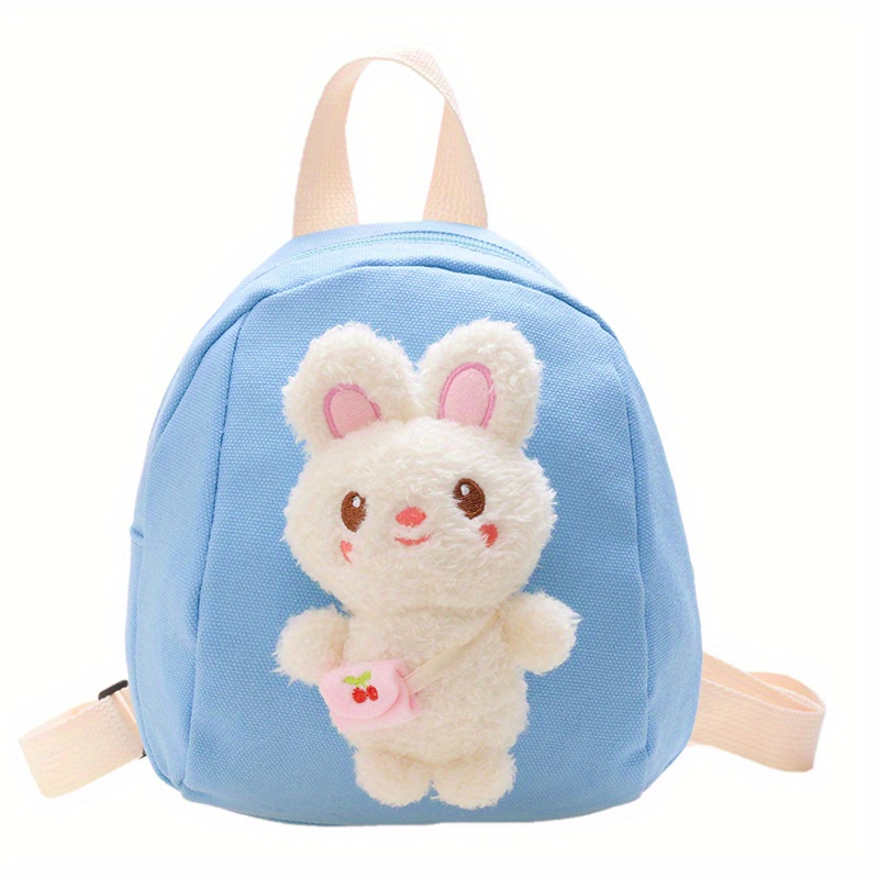 Kids Rabbit Plush Mini Backpack School Bag