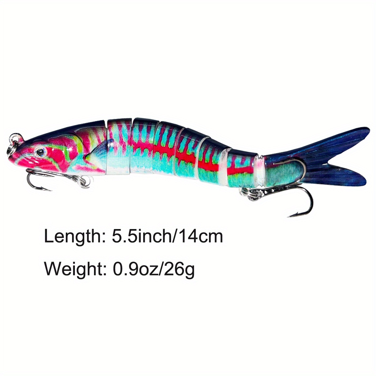 Bass Fishing Lures Highly Realistic Bass Lures Multi Jointed