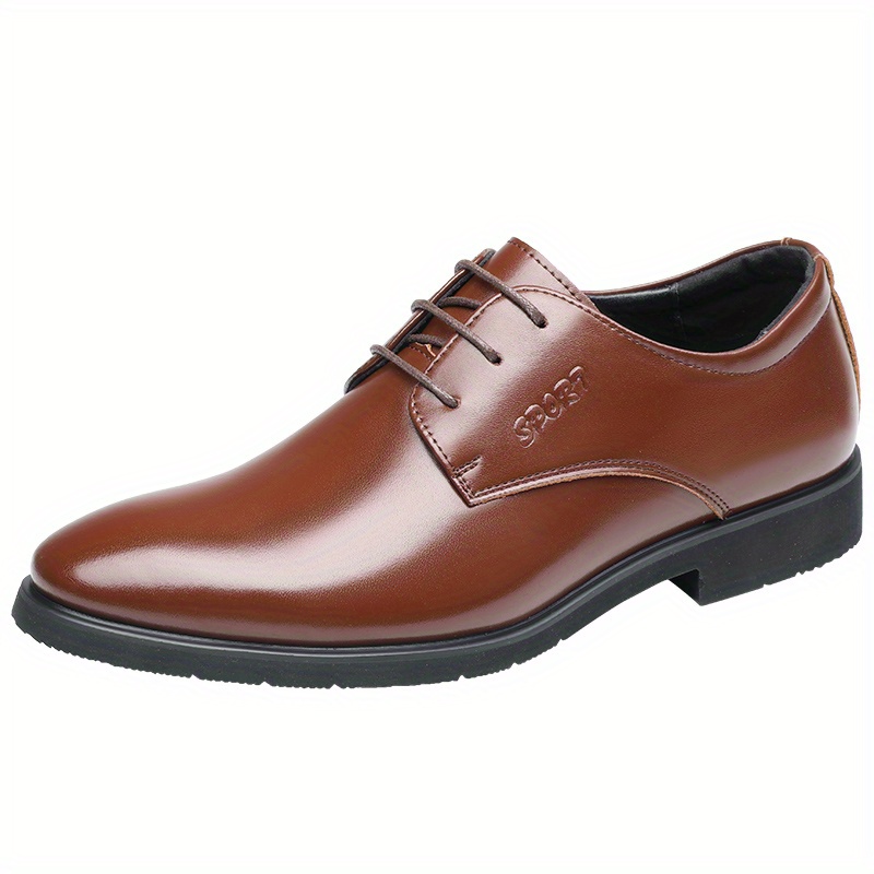 mens almond toe derby shoes lace front dress shoes men - Temu Georgia