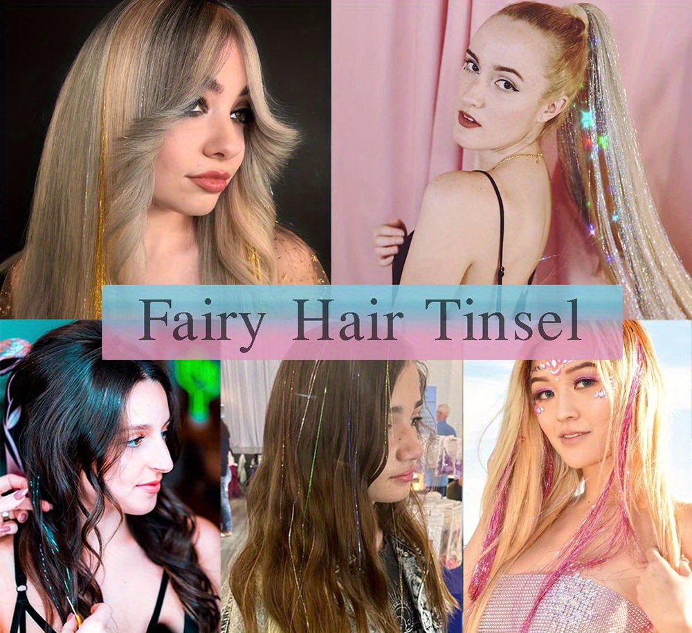 Fairy Hair”: The Gen Z Beauty Trend Bringing Tinsel Hair Extensions Back –  Centennial World: Internet Culture, Creators & News