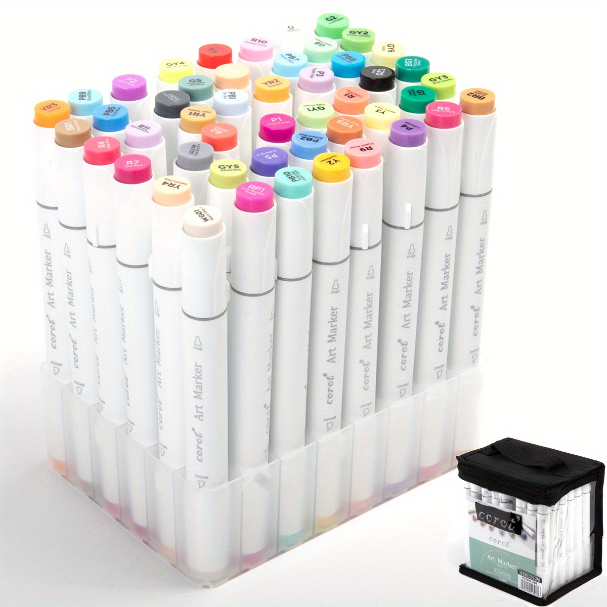 Marie's Art Markers Set For Drawing Dual Tip With - Temu