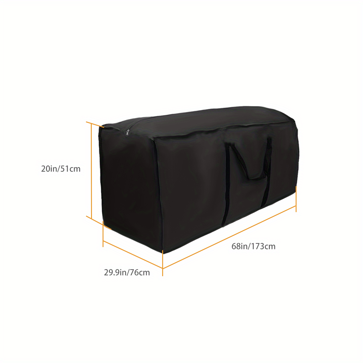 Extra Large Storage Bags Black Moving Bags Totes with Zippers for