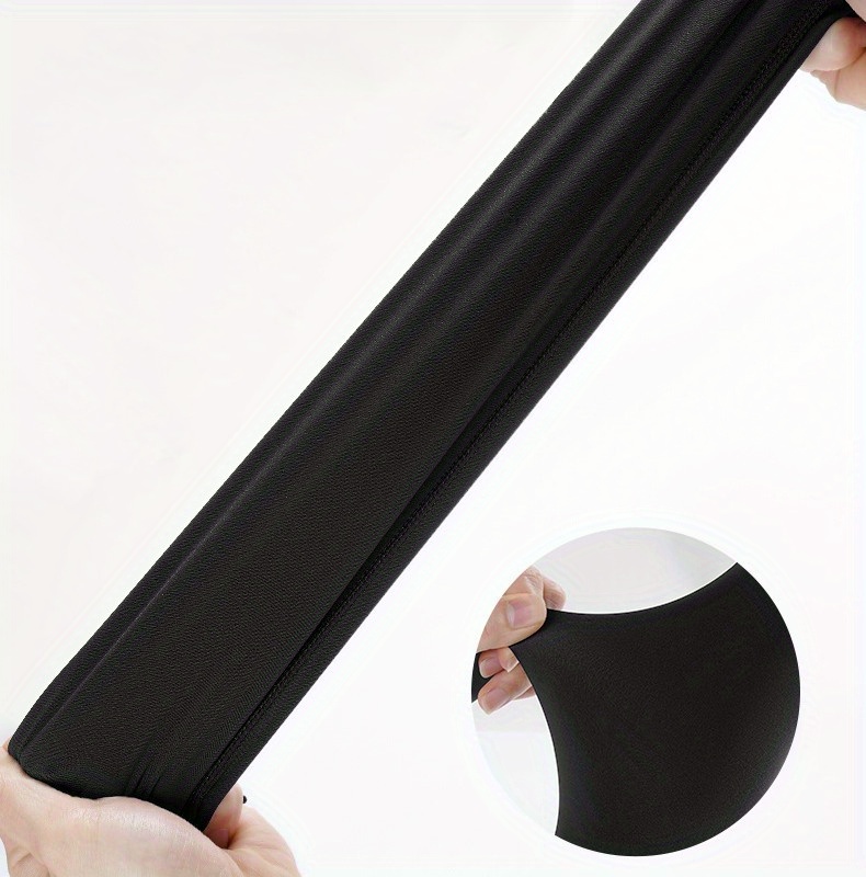 Ice Sliky Fiber Fabric Sleeve Covers - & Heat Reduction, Breathable Stretch Fit for Men & Women, Summer Outdoor Activities like Driving, Fishing, and Sports - Black, Fishing Gear Essentials, Flexible Arm Coverage