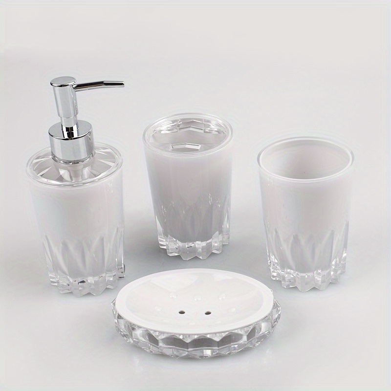 Gift Your Loved Ones A Modern Bathroom Accessory - Lotion Bottles,  Toothbrush Holder, Cup & Soap Dish! - Temu