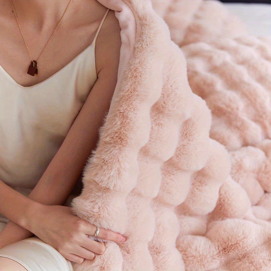 Soft Cozy Plush Blanket Travel Sofa Bed Home Decor Perfect - Temu Canada