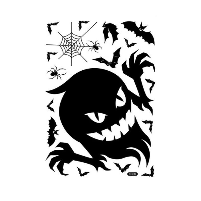 halloween monster window clings 1pc no power needed   party decorations details 1