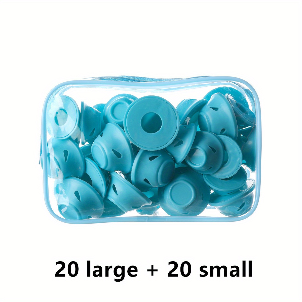 TEMU Gift For : Pvc Containing Mushroom Bell Curlers, Reusable Styling Rollers, Lazy No-heat Styling Tools, Soft Rubber Magic Hair Protectors