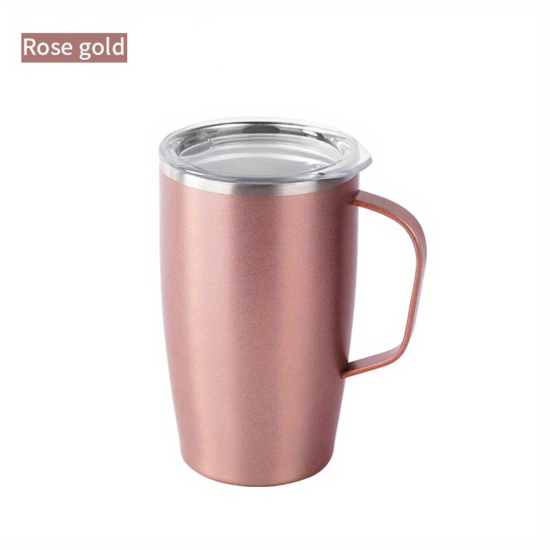 500ml Stainless Steel Coffee Mug Thermo Mug with Lid Beer Mugs for