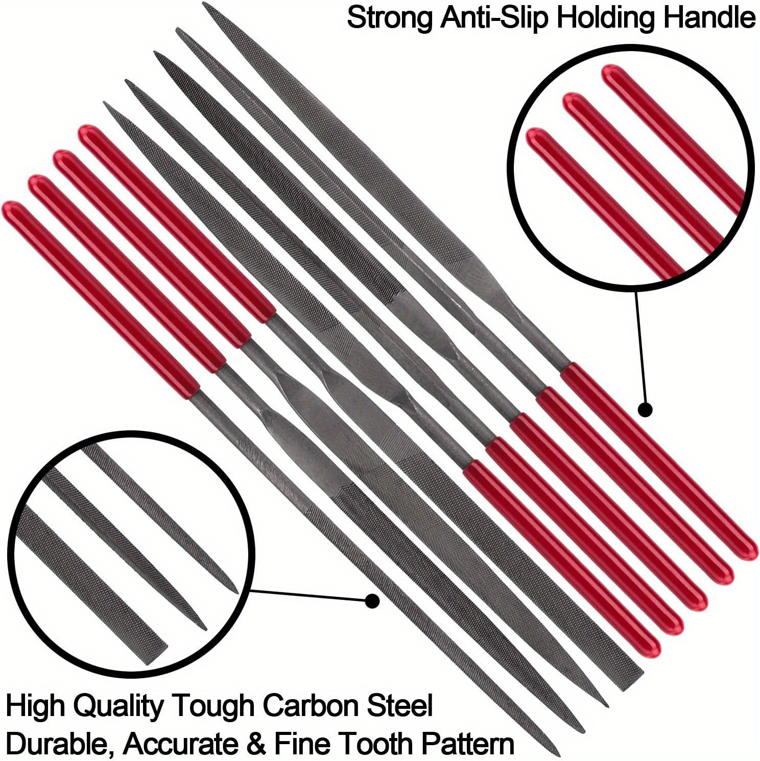 Needle File Set Mini Needle Jewelry File Set Hardened Alloy Temu