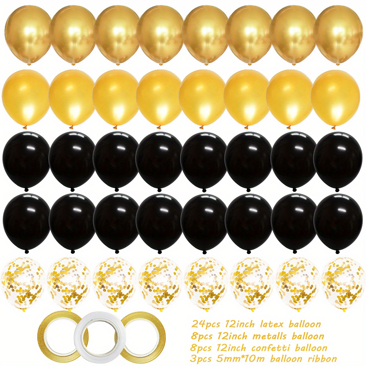 Golden Ribbon For Balloons Golden Curling Ribbon Golden - Temu