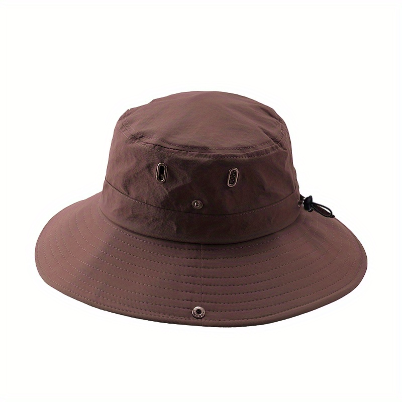 Bucket Hat For Women Cute Breathable Wide Brim Boonie Hat Outdoor Mesh Cap  Travel Fishing Cowboy Hat Men Brown