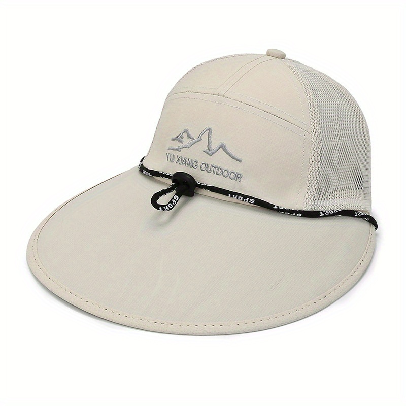 Mesh Sun Hat UV Protection Solid Visor Hat