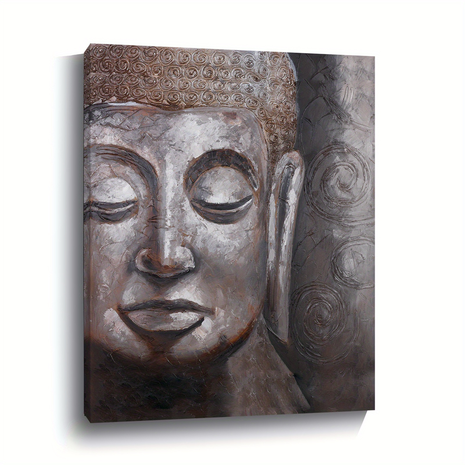 1pc Abstract Buddha Painting Canvas Wall Art Canvas Large Modern Buddha  Painting For Living Room Wall Art Prints Poster Frameless