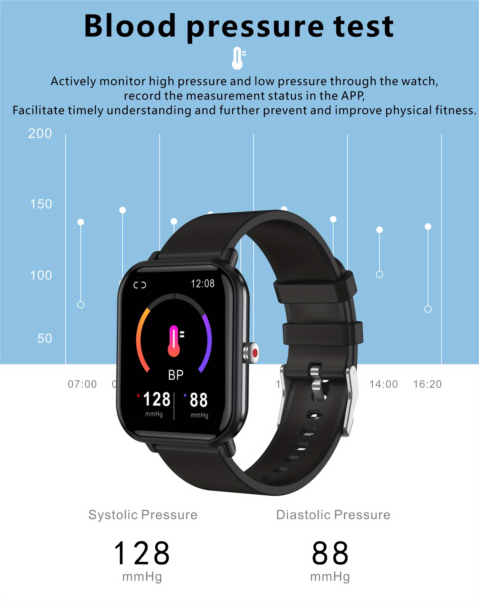 Smart Watch Answer Make Call Alexa Built in 4 27cmFitness Tracker With 100 Sport Modes Heart Rate Blood Oxygen Sleep Monitor Fit For Android And IPhone IP68 Waterproof details 6