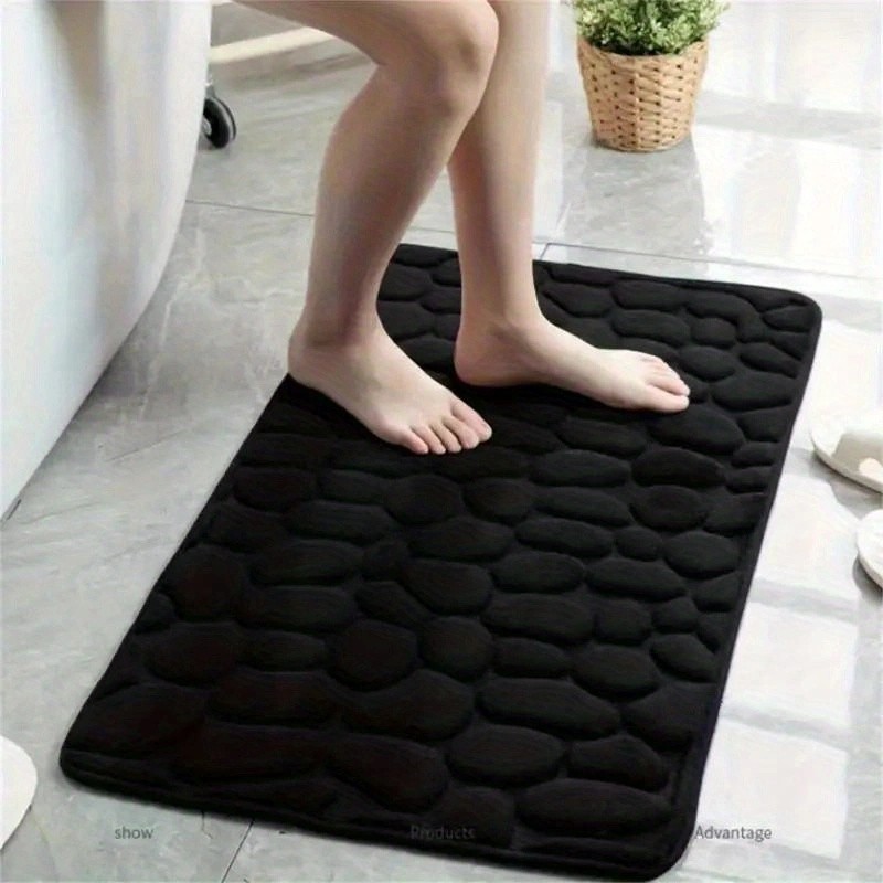 Genteele Memory Foam Bath Mat  Shower bath mats, Memory foam bath