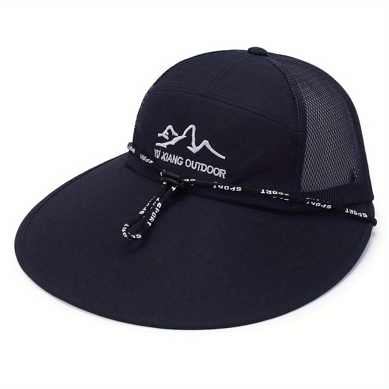 Mesh Sun Hat UV Protection Solid Visor Hat