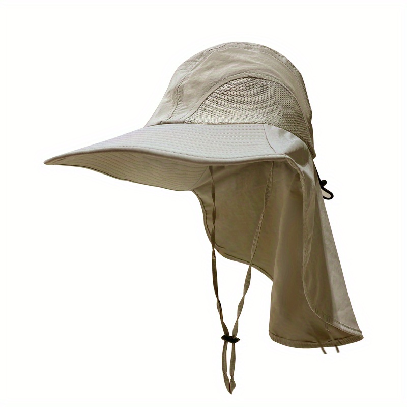 Mens Casual Trendy Breathable Sun Protection Drawstrings Fishing Hat Wide  Brim Bucket Hat Decorative Accessories For Holiday Party Outdoor Traveling  Camping, Today's Best Daily Deals