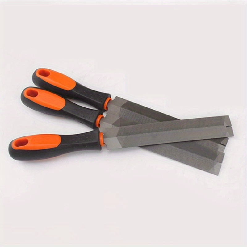 Image of 6 Inch Diamond Saw File Triangle Metal File Bearing Steel Wood Rasp For Sharpening Saw Blade Woodworking Tools (1pc/3pcs)