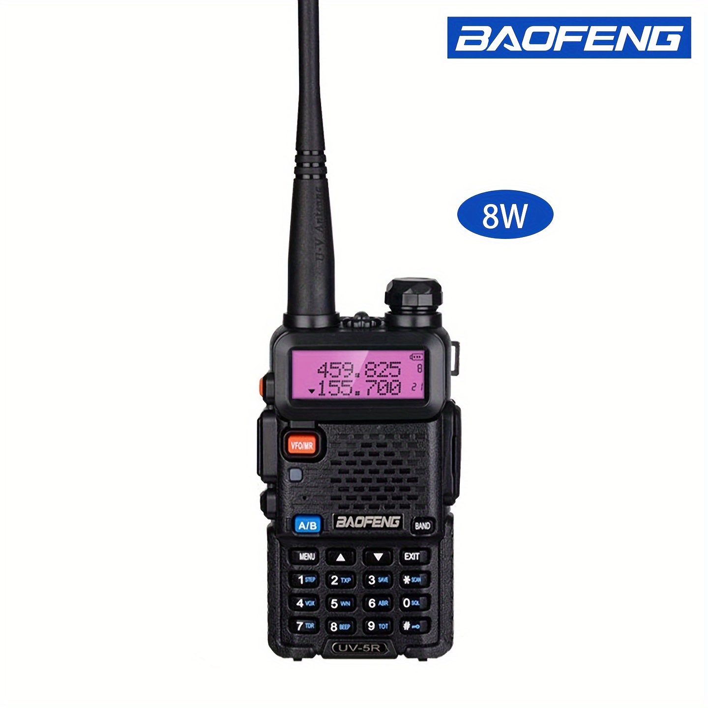 Baofeng Uv-5r Radio High Power Dual Band Two Way Radio, Long Range Handheld  Portable Baofeng Walkies Talkies Temu Mexico