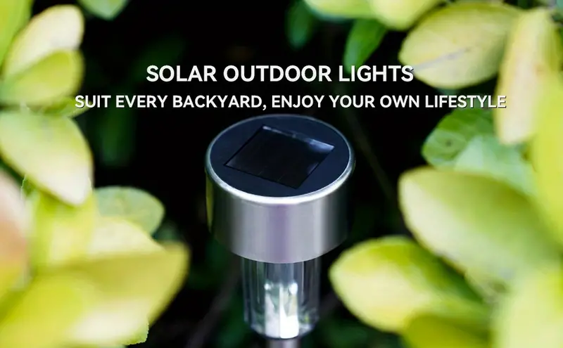 10 packs outdoor solar landscape lawn light waterproof outdoor lights   solar yard lights for pathway patio yard lawn walkway deck and driveway details 0